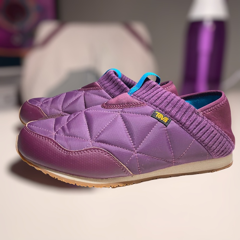 TEVA W Ember Moc Comfy Slip-On Sneaker/Slipper  (Color: Fig)